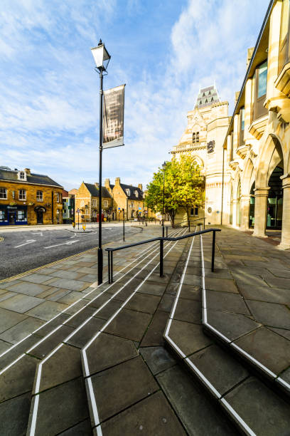 istock Gothic architecture of Northampton Guildhall building, England. 848532848