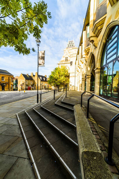 istock Gothic architecture of Northampton Guildhall building, England. 848532914