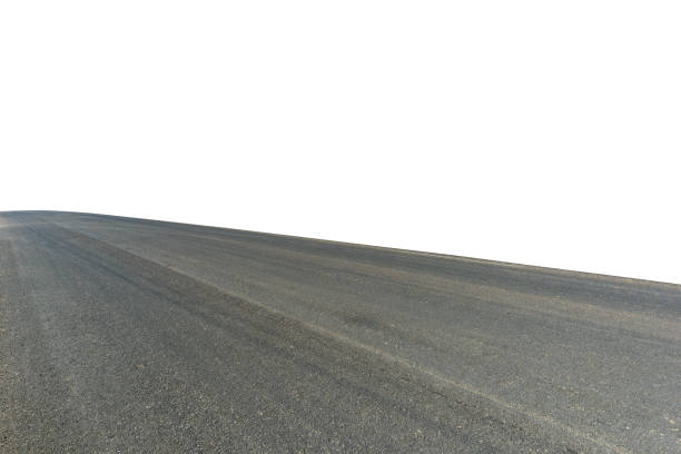 Texture of new asphalt road for background