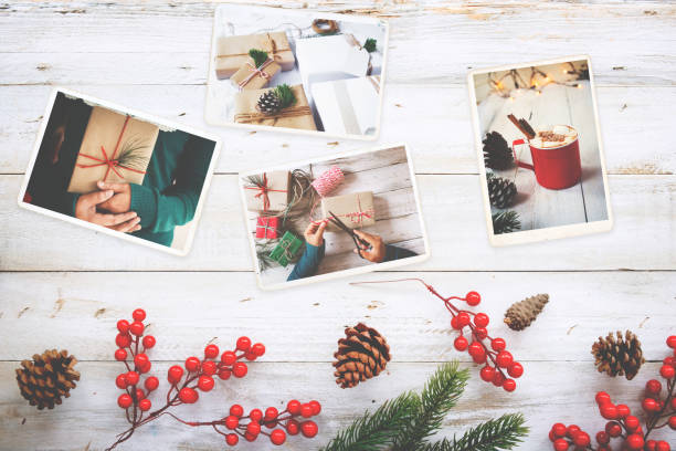 remembrance and nostalgia in christmas - natal fotos imagens e fotografias de stock
