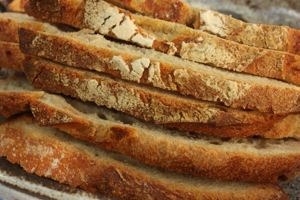 istock Loaf of bread  Sliced bread 848571358