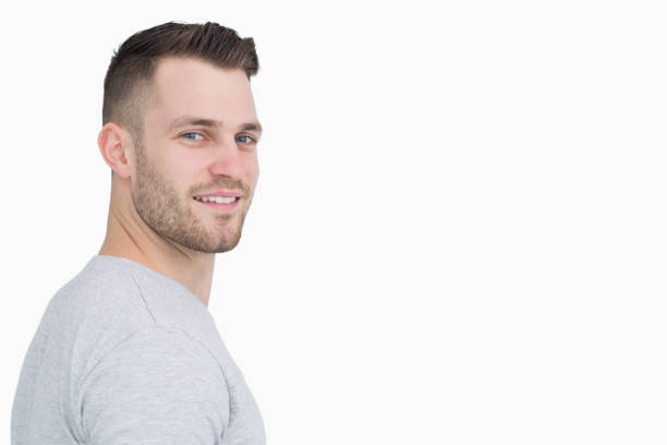 istock Side view of smiling young man 848580528