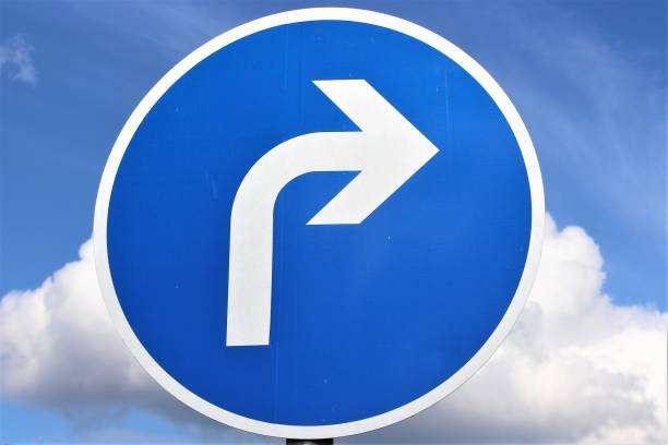 istock An Image of a traffic sign - right arrow 848587372