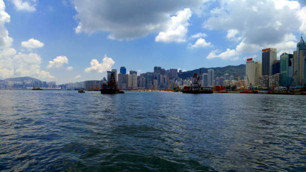 istock Hong Kong Victoria Harbour and Wanchai 848588952