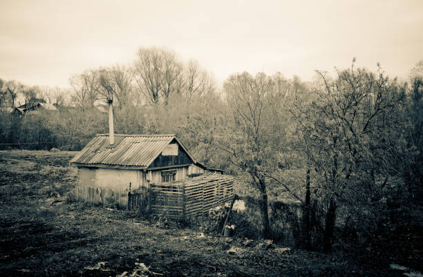 Sepia-colored photo series with special effects