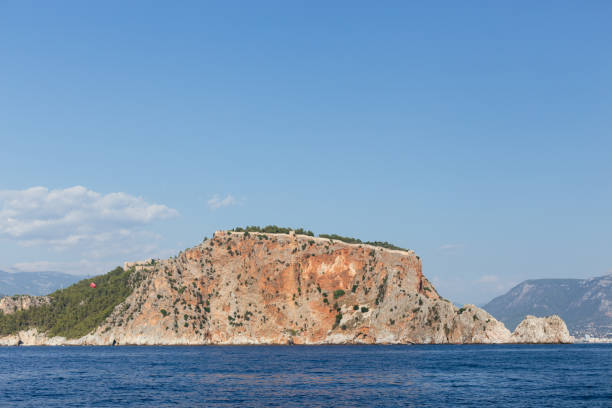 istock seascape with Alanya's castle rock 848603962