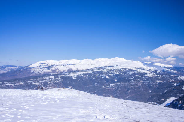 From Tosa d'Alp in winter, Alp, Girona, Catalonia, Spain