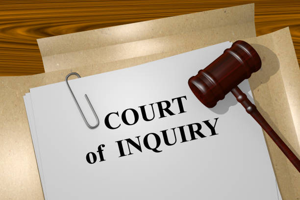istock Court of Inquiry concept 848619134