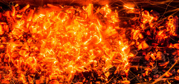 istock abstract background of burning coals 848620204