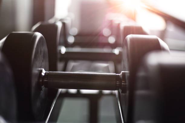 istock Close up Dumbbell in the GYM 848634562