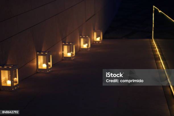 Champalimaud Lisbon Foundation Stock Photo - Download Image Now - Dark, Horizontal, Modern