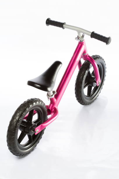 istock Kids balance Bike on white background 848646264