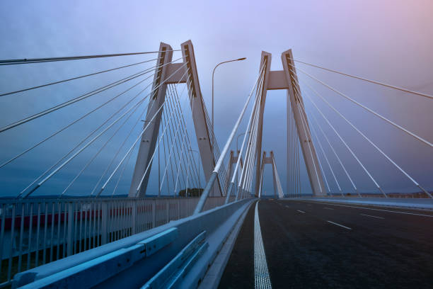 istock Modern Macharski bridge in Cracow in the evening 848653732