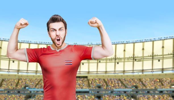 istock Costa Rican fan / player celebrating 848654468