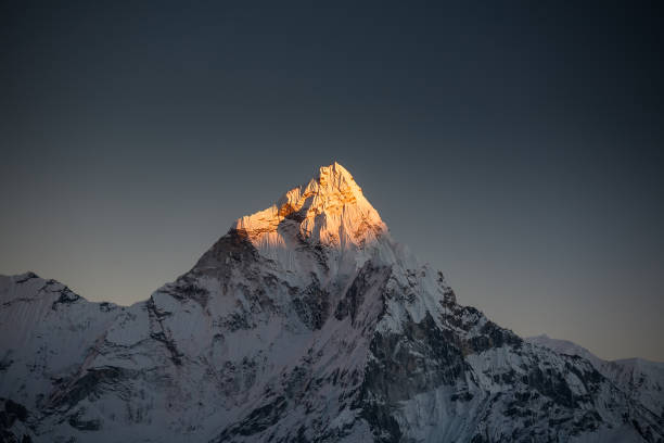 istock Amadablam peak at sunset in Khumbu valley in Nepal, Himalayas 848679514