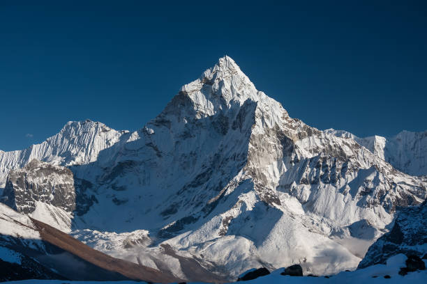 istock Amadablam peak in Khumbu valley in Nepal, Himalayas 848679536