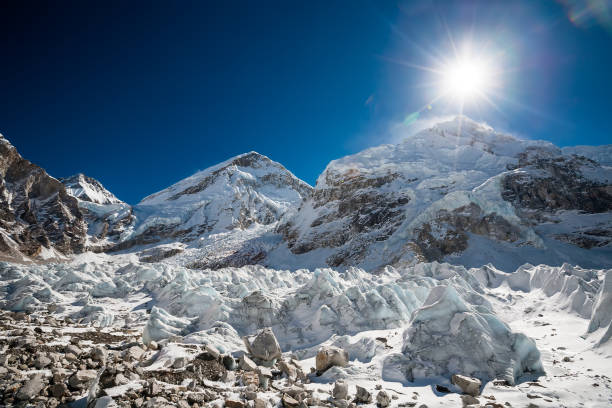 istock View to the glacier that falls down from Everest near Everest base camp 848679562