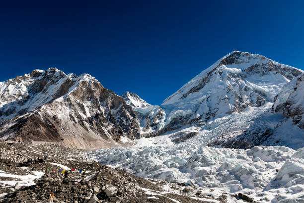 istock View to the glacier that falls down from Everest near Everest base camp 848679564