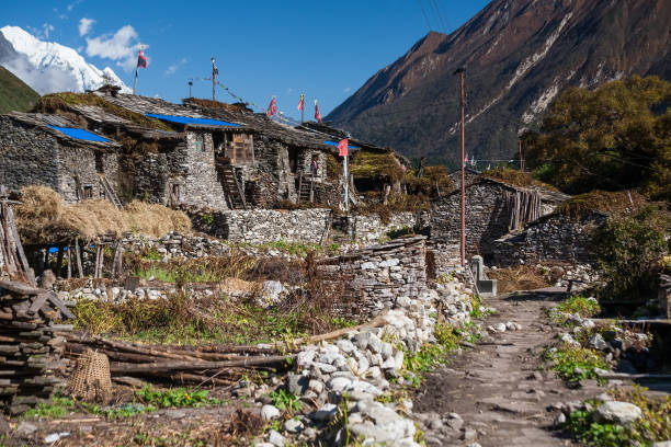 istock Remote village in high Himalalya mountains 848682484