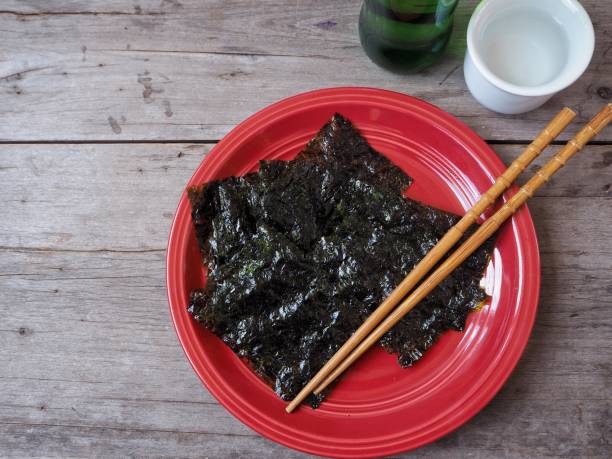 istock Korean seaweed with chopsticks 848682848