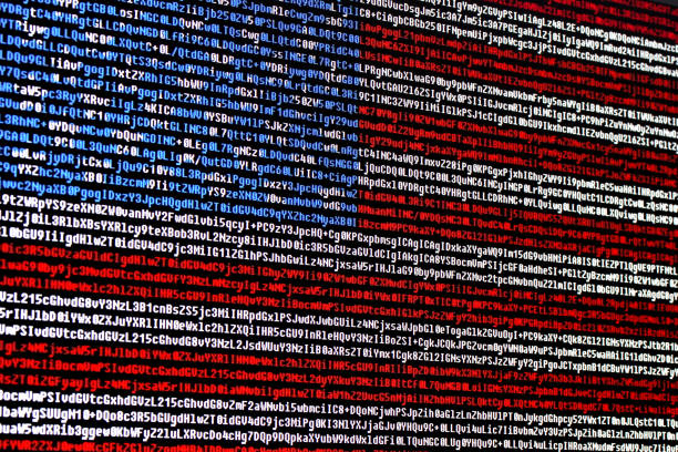 bandera americana que consta de símbolos de código de computadora - state government fotografías e imágenes de stock