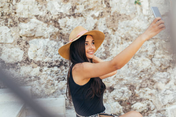 istock Beautiful girl taking a selfie 848708952