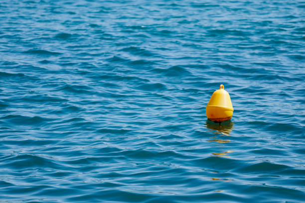 istock Yellow anchor buoy 848712290
