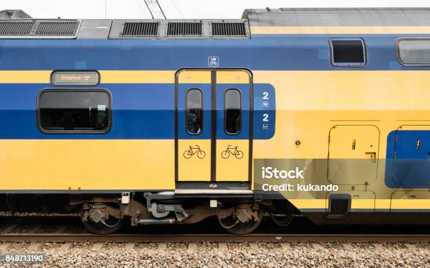 The Door For Bike In Intercity Trainnetherlands Stock Photo - Download Image Now - Netherlands, Train - Vehicle, Amsterdam