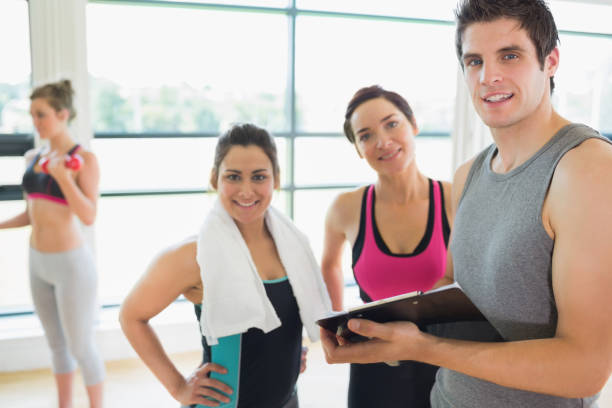 istock Trainer and women smiling 848717192