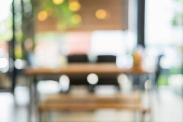 istock Blur image of restaurant for abstract background 848726624