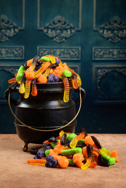 istock cauldron of gummy halloween candy 848731548