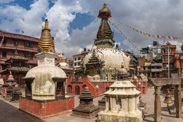 istock Kathesimbu Stupa is Buddhist stupa in Kathmandu, Nepal. 848740564
