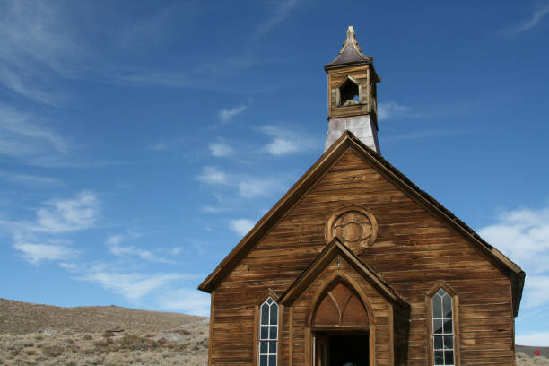 istock Weathered wooden church 848755296