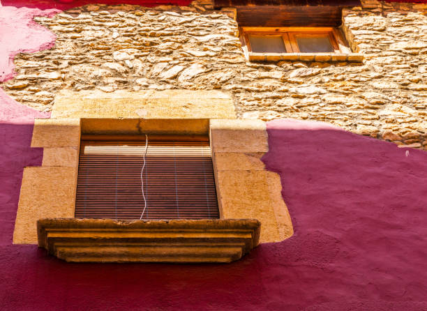 istock window shutters on an old european style building, architectural decoration old windows, vintage style, a protective element of windows 848756182