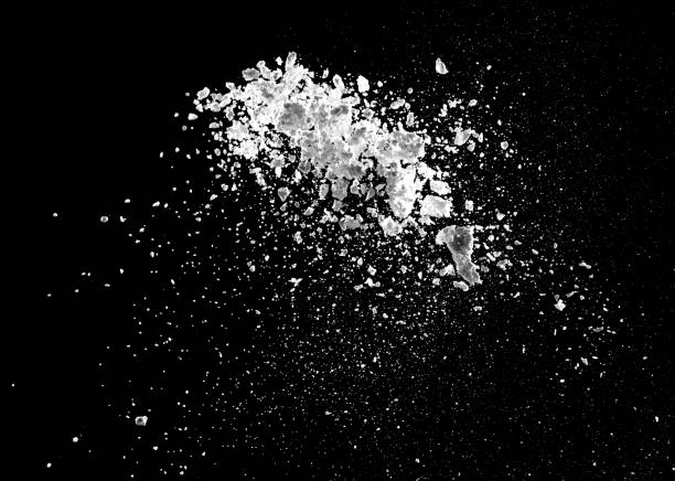 istock white powder explosion isolated on black background for graphic resources 848758992