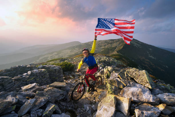 istock cyclist in the autumn mountains 848769492
