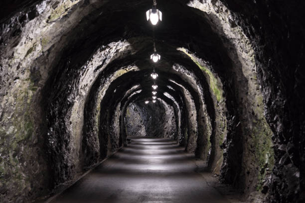 istock old tunnel with basic lighting in the Swiss Alps 848769972