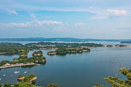 Matsushima of the three most beautiful views in Miyagi, Japan