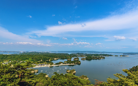 Matsushima of the three most beautiful views in Miyagi, Japan