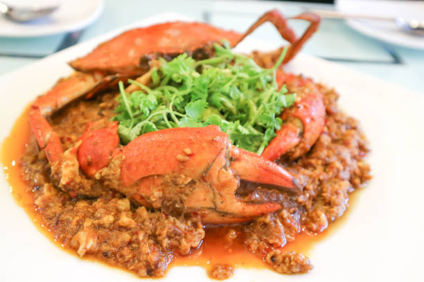 istock chilli crab or Singapore food 848779500