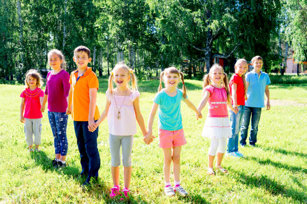 istock Kids outside in park 848782112
