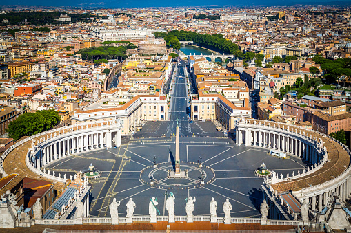 Roma desde la parte superior de la Basílica de St Peters photo