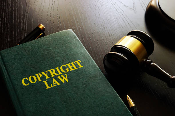 istock Copyright law and gavel on a table. 848796084
