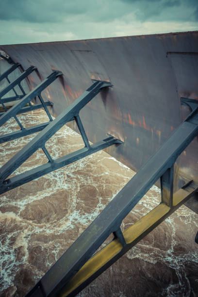 istock Eider Barrage - Eidersperrwerk at North Sea in Germany 848799752