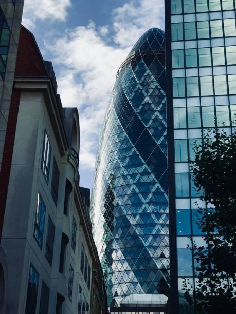istock The Gherkin in London in summer 848803926