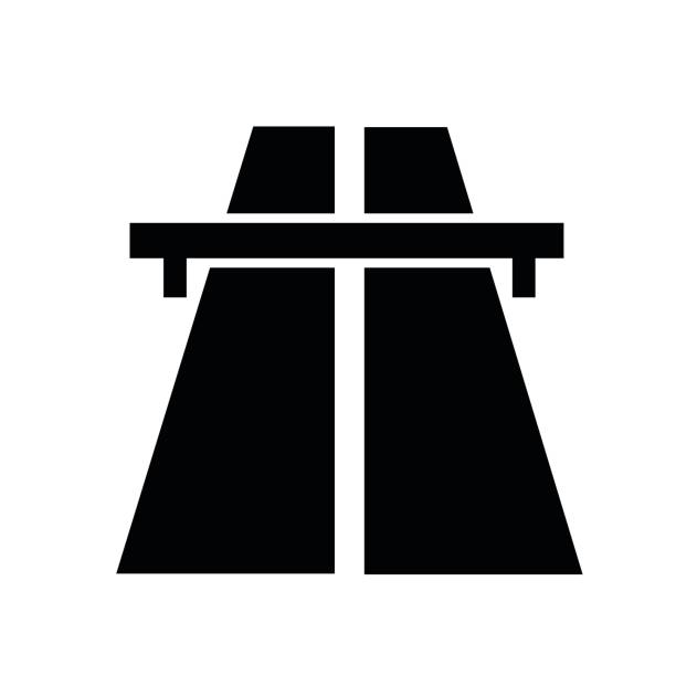 Road sign indicating a toll road or motorway. Road sign indicating a toll road or motorway. Vector autobahn stock illustrations