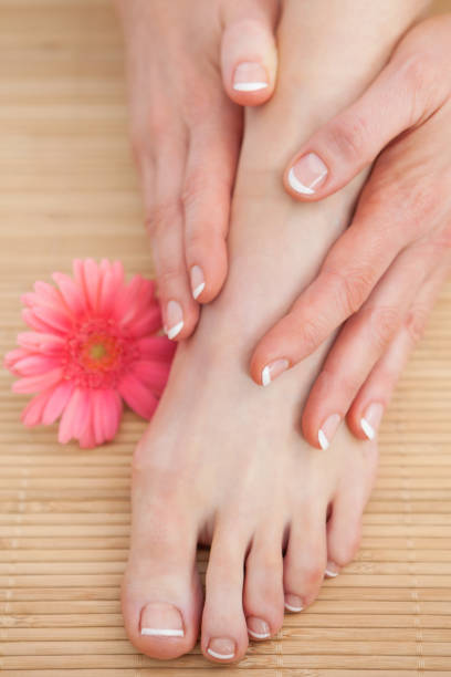 istock French nail treatment at spa center 848842246