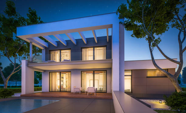 istock 3d rendering of modern cozy house 848854918