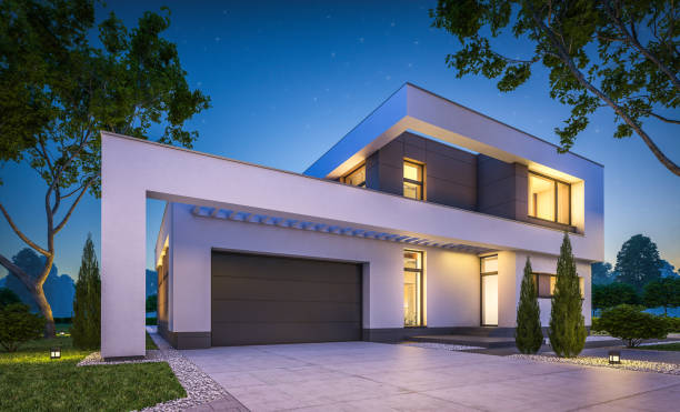 istock 3d rendering of modern cozy house 848854970