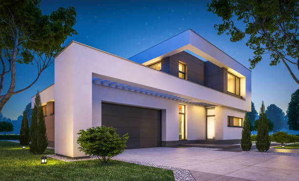 istock 3d rendering of modern cozy house 848854990